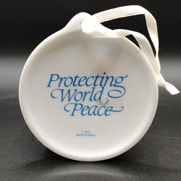 1991 Desert Storm Keepsake Medallion American Greetings Ceramic Tank - Picture 2 of 3